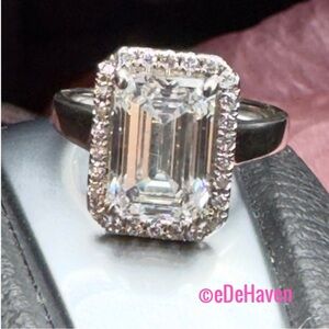 E.DeHaven 14k - 4.52Ct Diamond Halo Ring